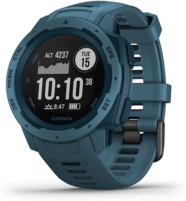Garmin Instinct - Reloj con GPS, Unisex, Azul, 1