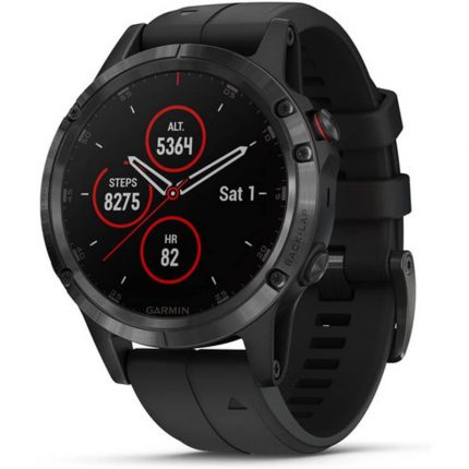 fēnix® 5 Plus Sapphire, Black with Black Band