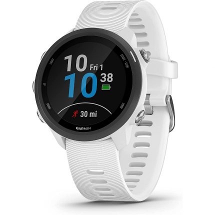 Garmin Forerunner 245 Music Reloj deportivo con GPS, color negro y rojo