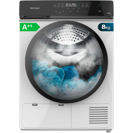 Cecotec Secadora Bolero DressCode Dry 8 kg Bomba de Calor Clase energética A++ 8400