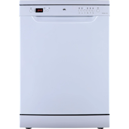 OK ODW 6041-1 E FS 60 cm 12 cubiertos Blanco Lavavajillas Clase energética E